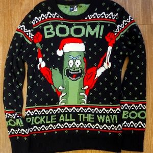 Pickle Rick christmas sweater